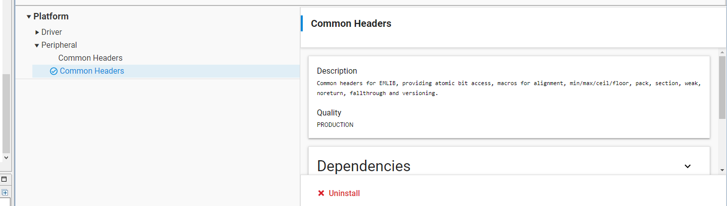 Add Common Headers Component
