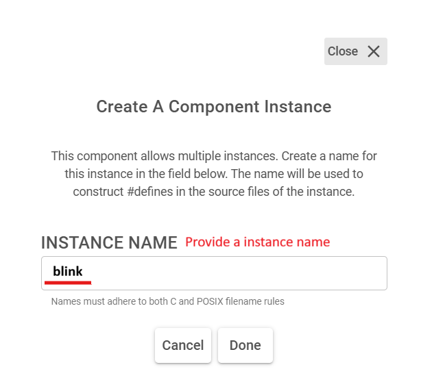 Create ML Model component instance