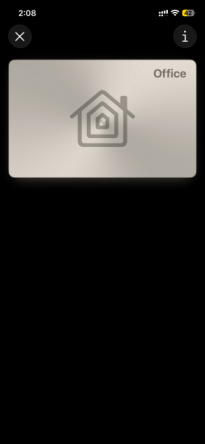 Wallet home key card