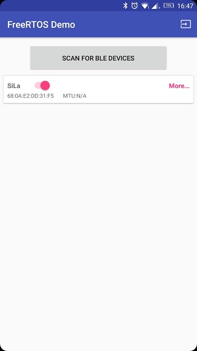 Scan for BLE devices