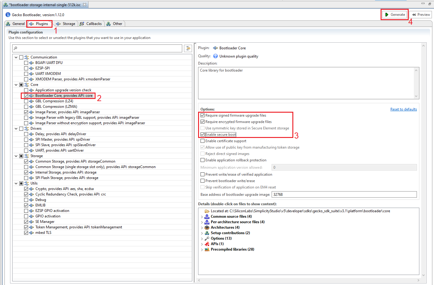 Security Features In Bootloader Project