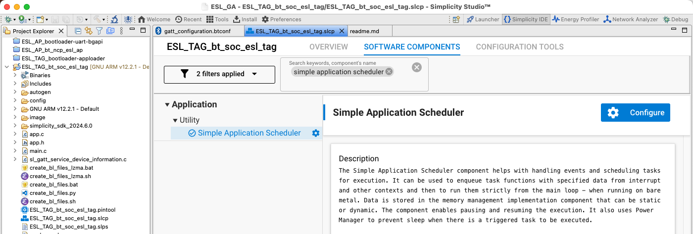 Simple Application Scheduler