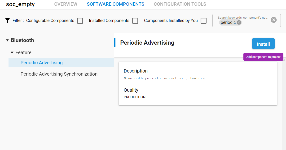add the periodic advertising feature