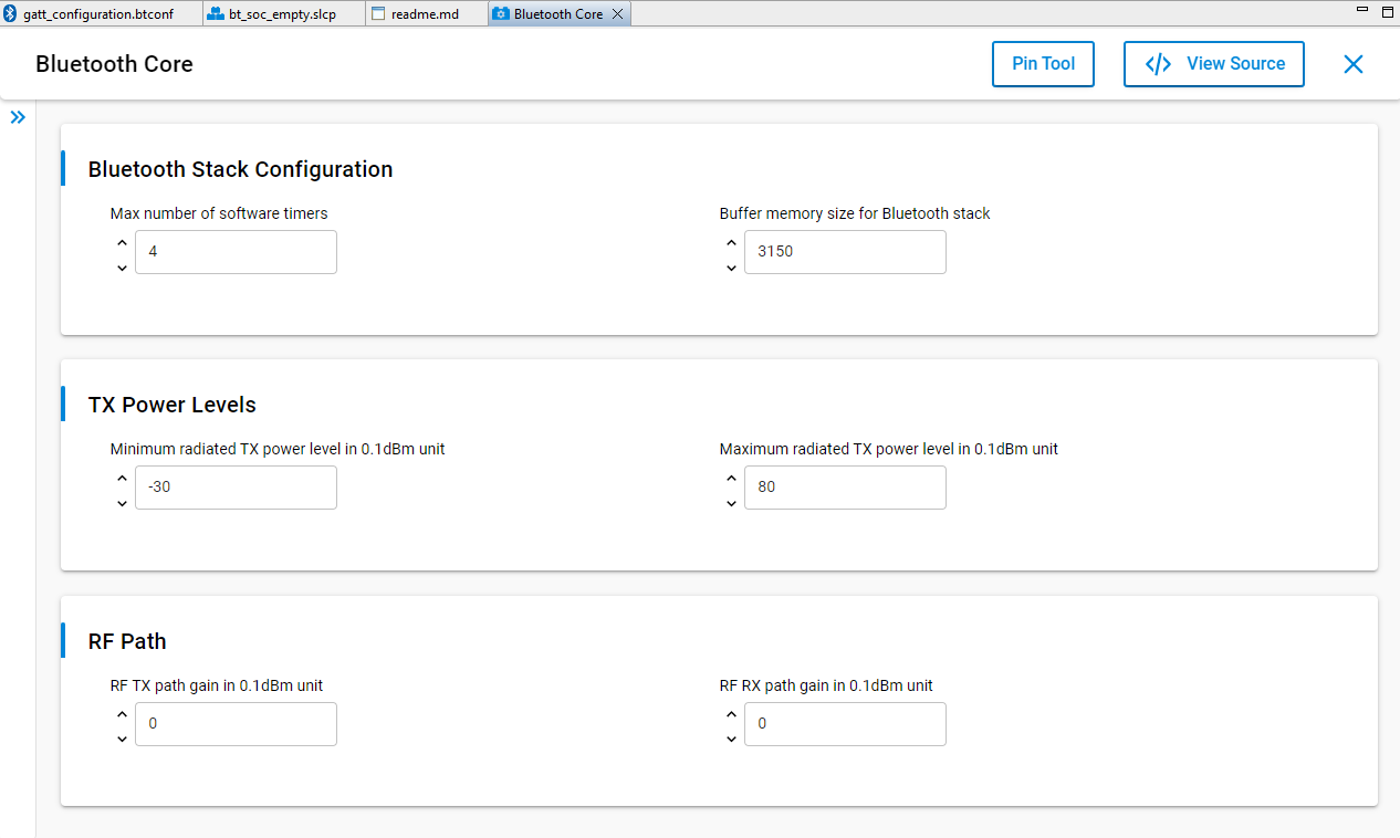 Configurator view