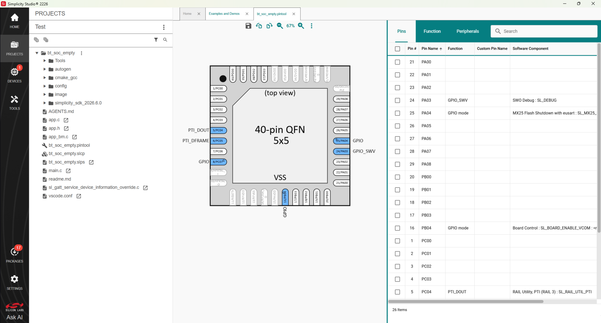 The pin tool view 1