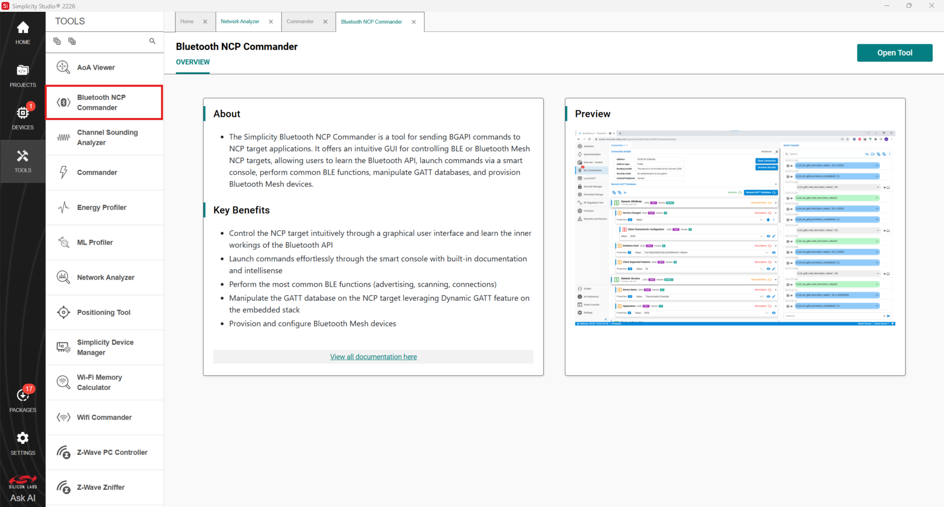 NCP Commander Application