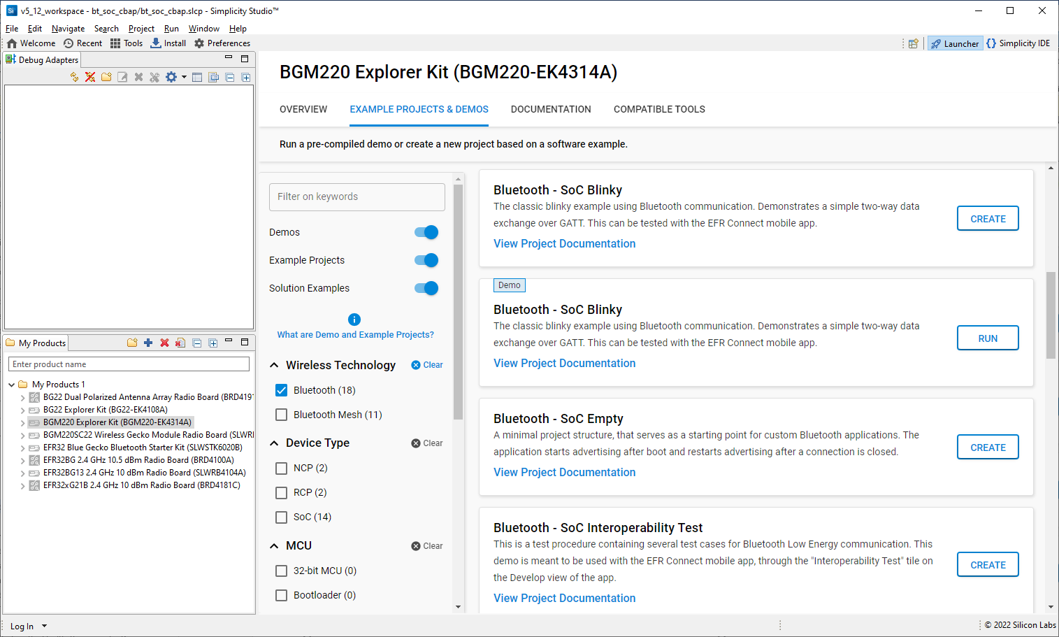 Filtering examples and demos