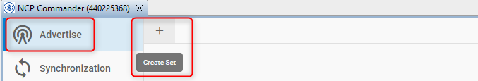 Create advertiser set