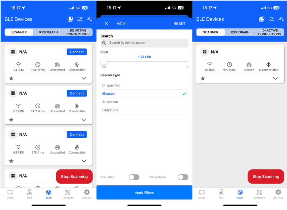 Testing on iOS Smartphone