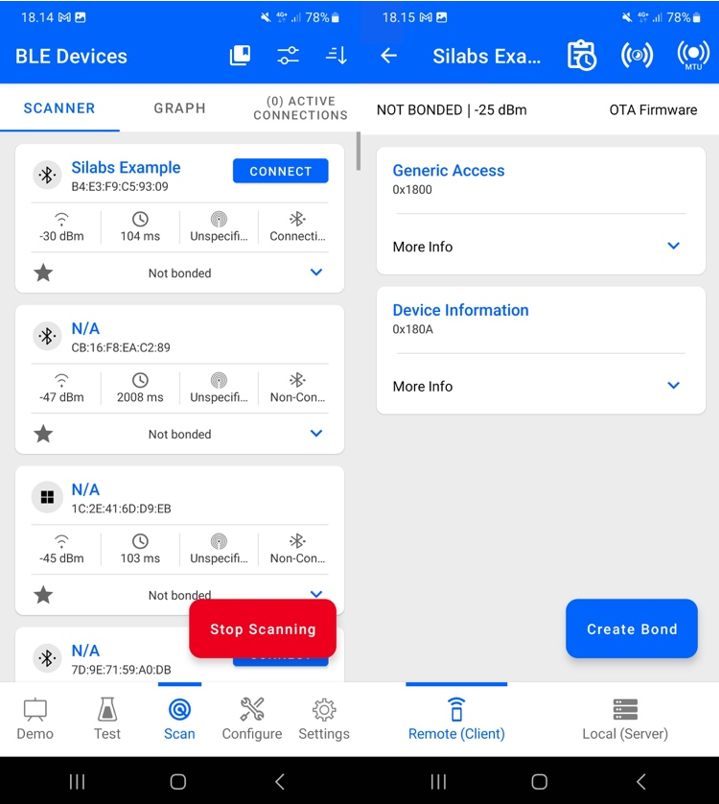 Testing on Android Smartphone
