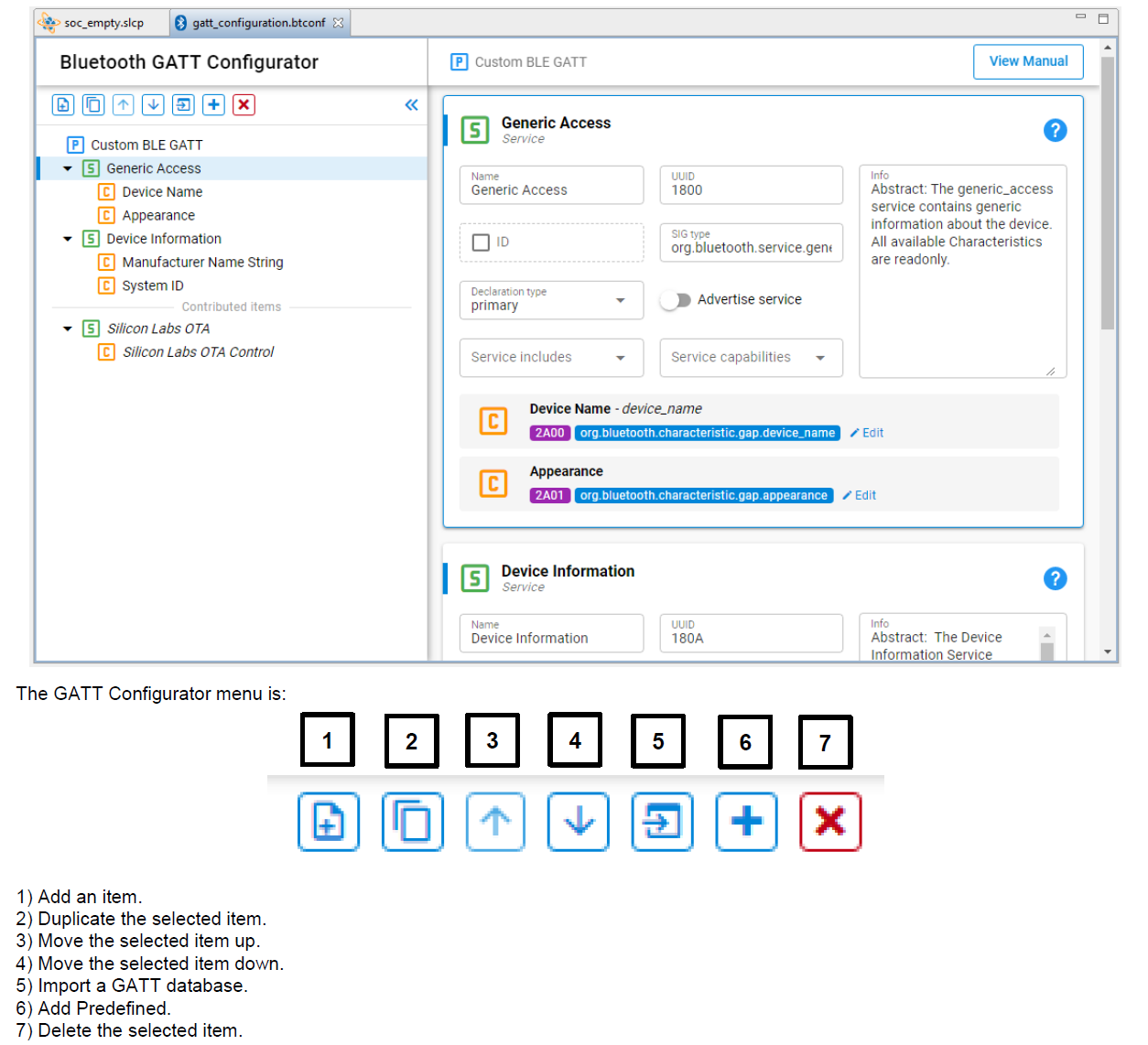 GATT configrator