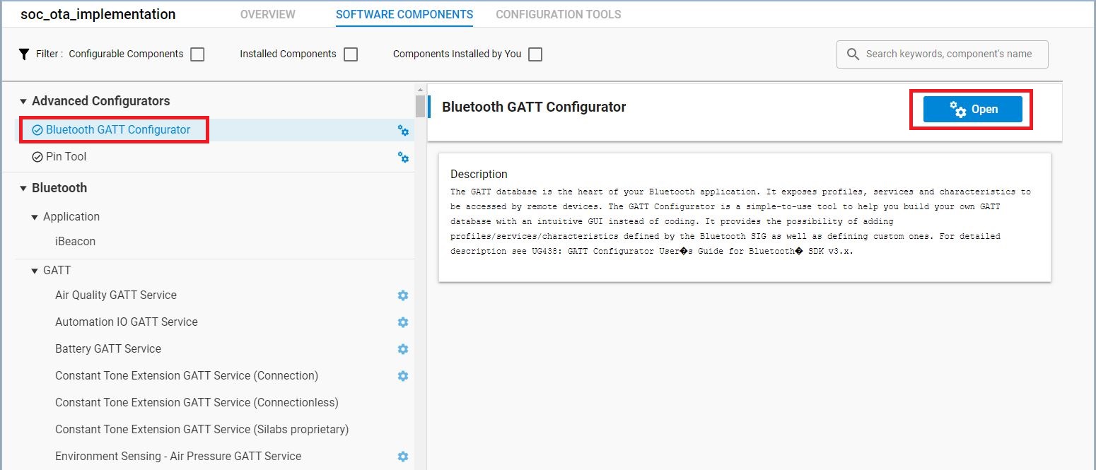 GATT Configurator Component