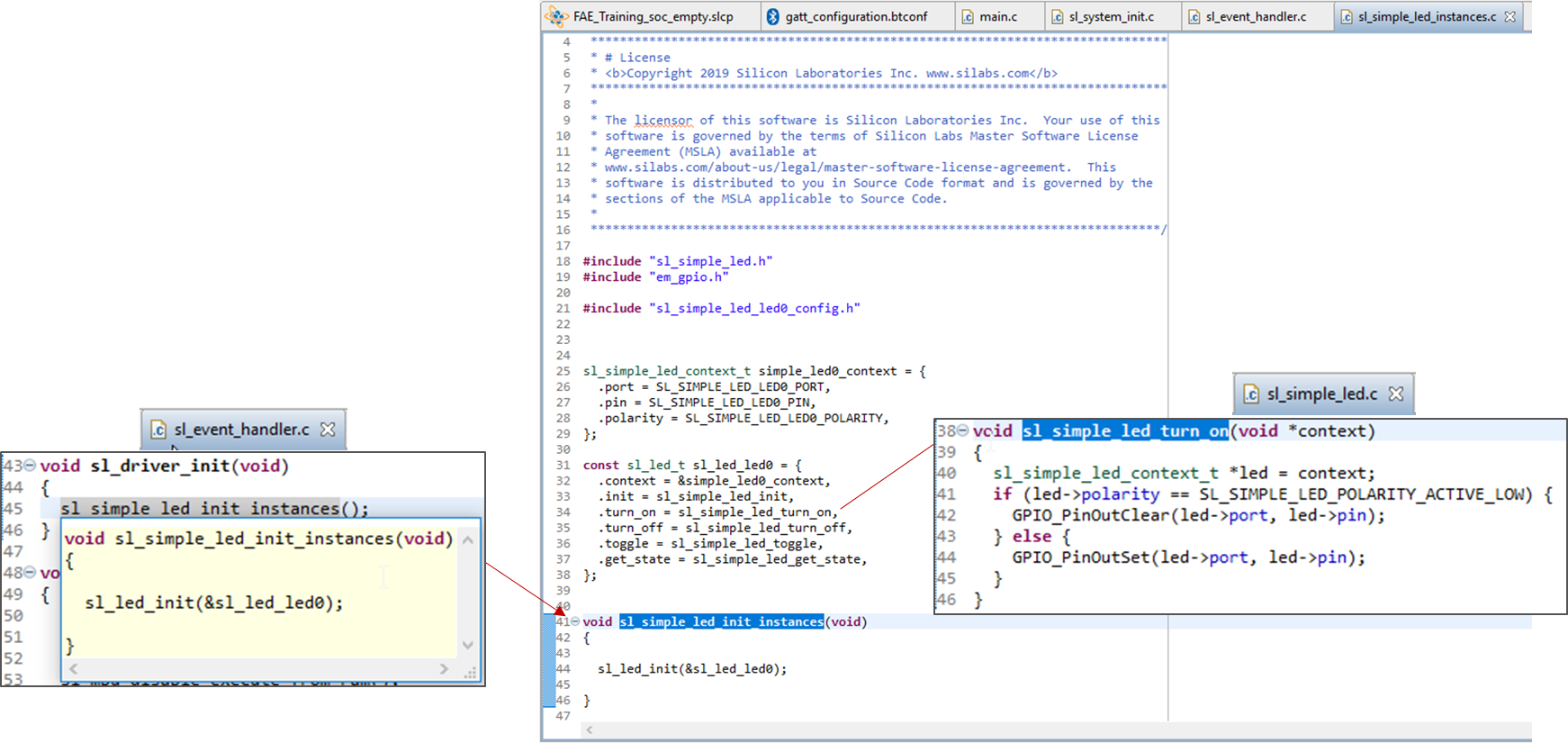 Initialization of Component