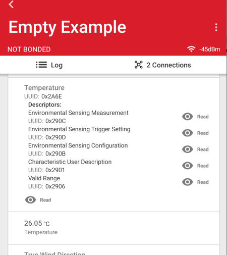 Temperature Characteristic Value