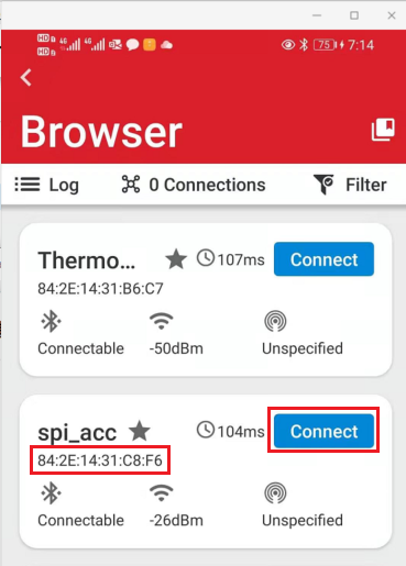 EFR Connect Browser