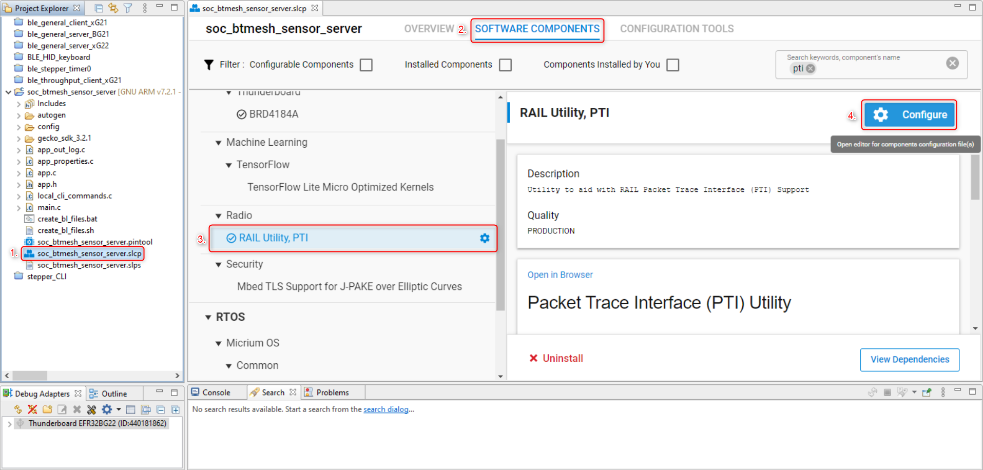 PTI Component