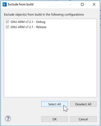 Exclude Source Files from Build - 1