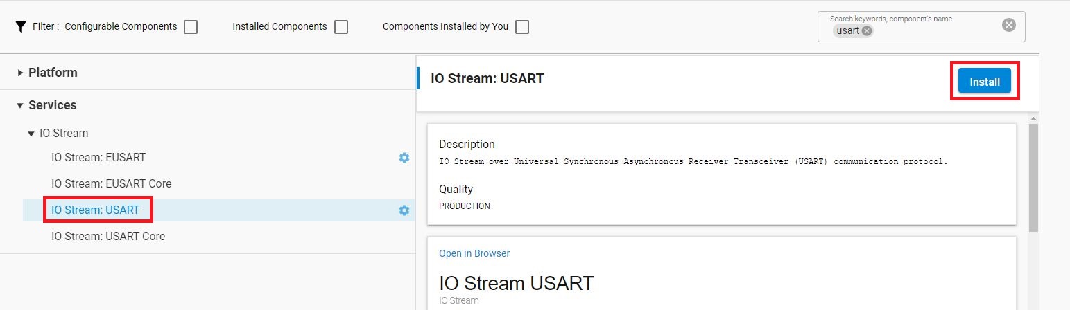 USART Component