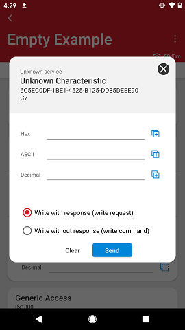 Device View Characteristics