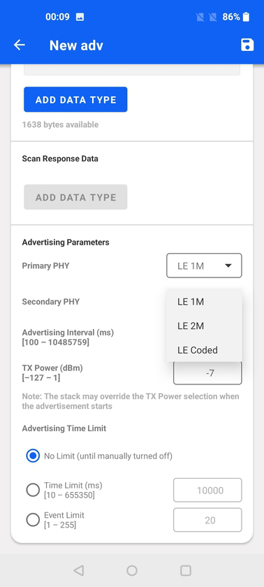 Advertiser Settings