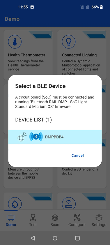 Searching for Light DMP devices