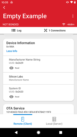 Device View Characteristics