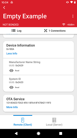 Device View Characteristics