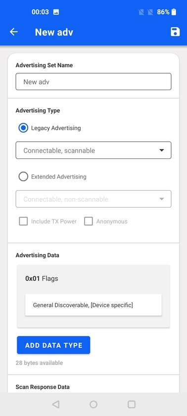 Advertiser Settings