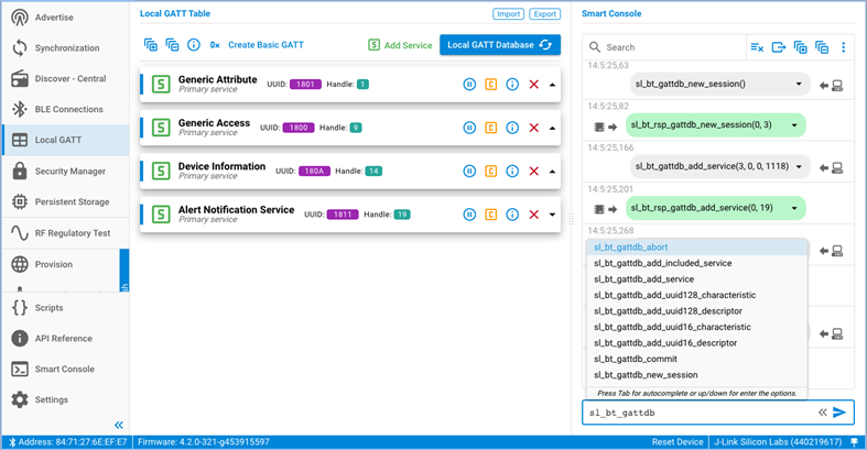 Commander API method