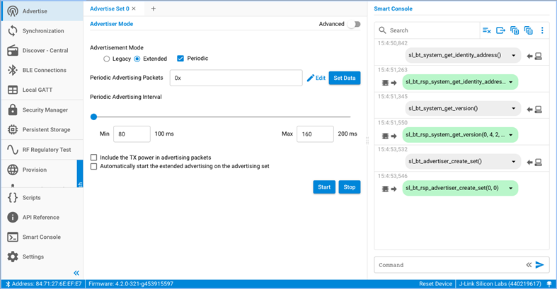 Commander periodic advertising