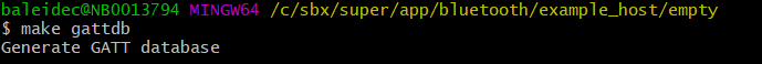 make gattdb