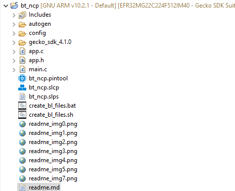 project file structure