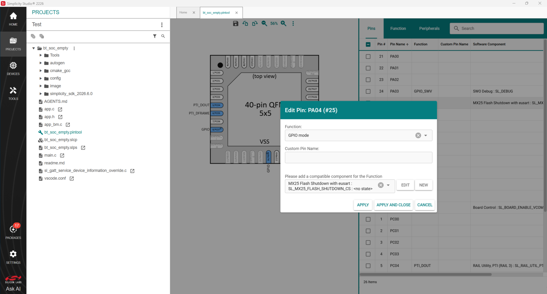 pin tool example