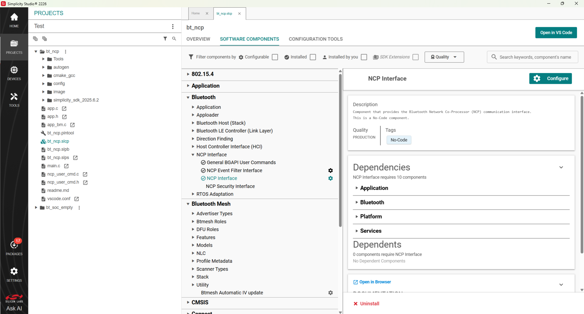 Configure