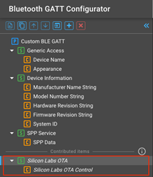 Contributed items section