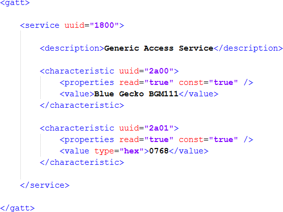 Example of a Generic Access Service