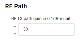 RF path compensation