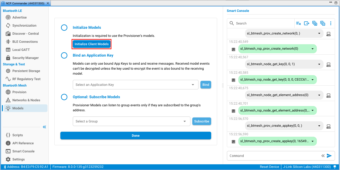 Initialize Client Models