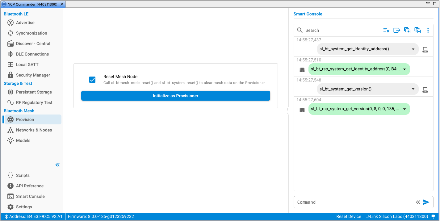 Start the host provisioned