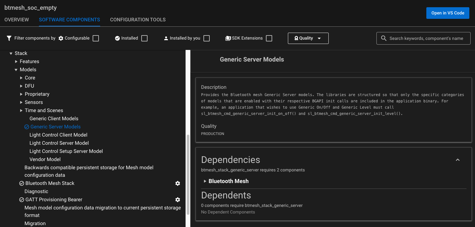 Generic Server Models