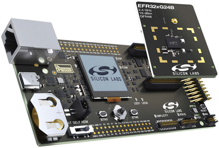 WSTK with EFR32xG24B board