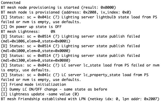 Bluetooth Mesh - NLC Basic Lightness Controller