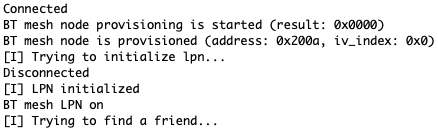 Bluetooth Mesh - NLC Dimming Control