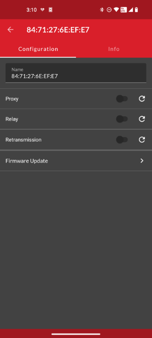 Bluetooth Mesh - NLC Occupancy Sensor