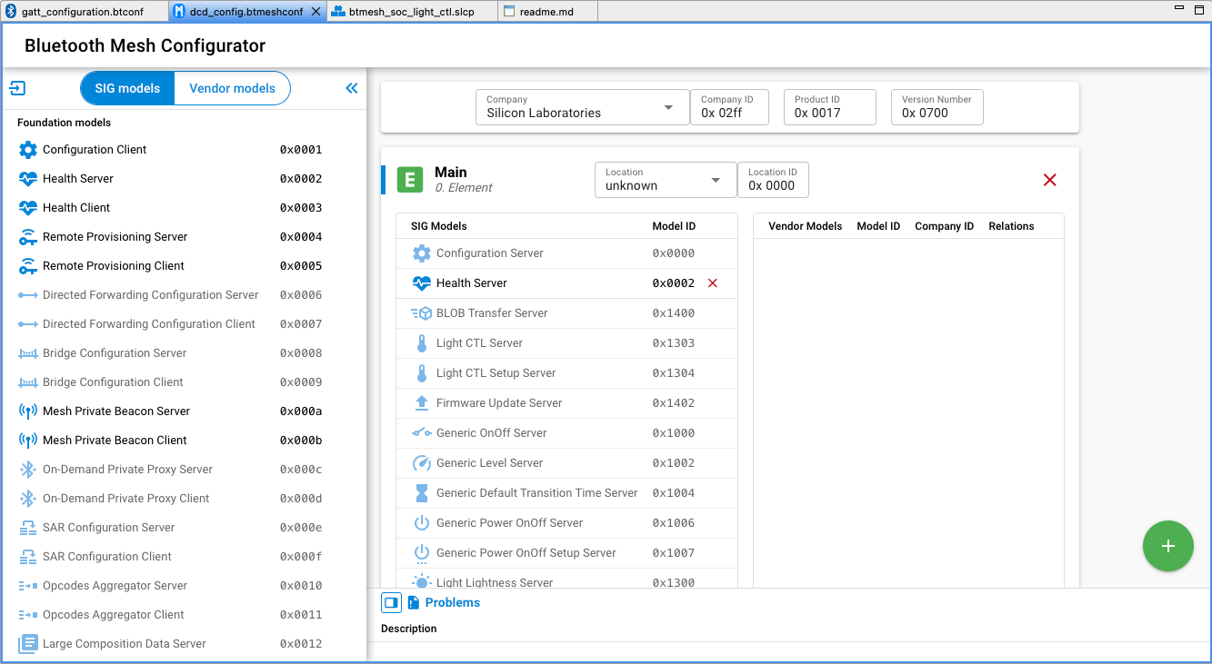 Bluetooth Mesh Configurator
