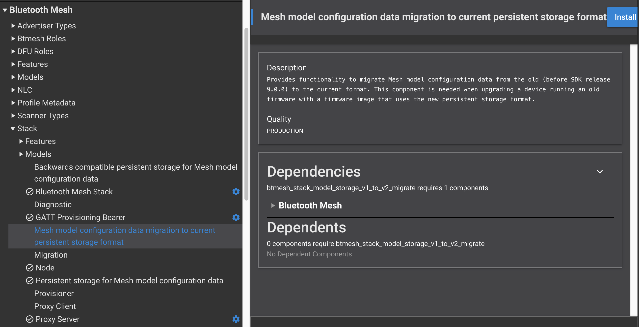 migration to current persistent storage