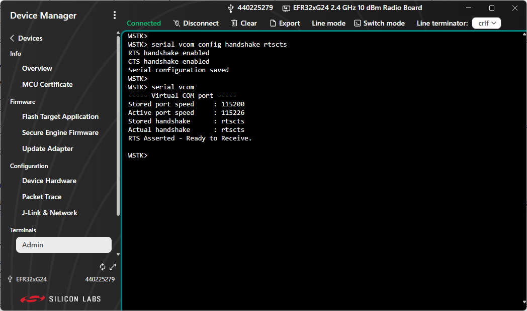 Admin Terminal