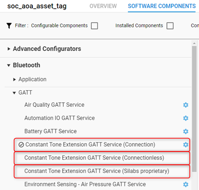three CTE configuration services corresponding