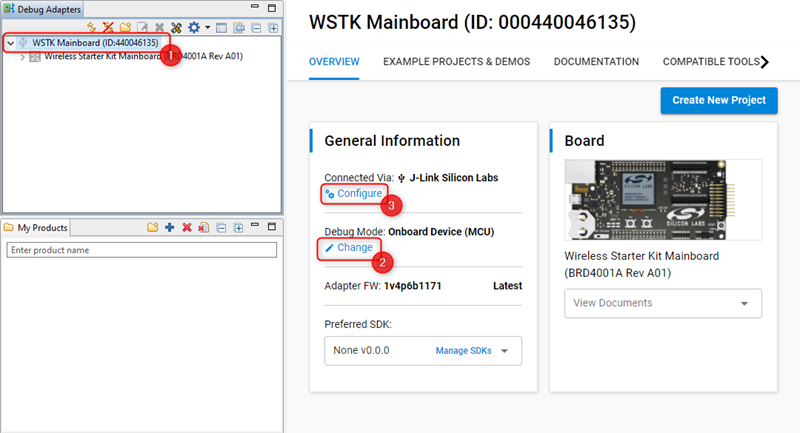 General Information card