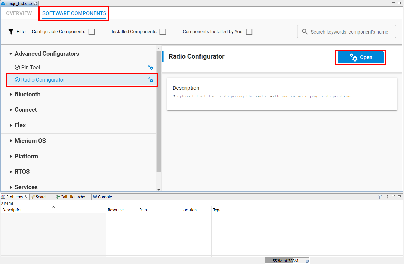 Build a Range Test Example Application 4